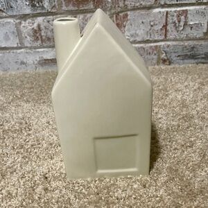 Hearth & Hand Magnolia White Ceramic House Bud Vase Joanna Gaines Design